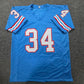Houston Oilers Earl Campbell Autographed Signed Stat Jersey Jsa  Coa