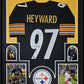 Framed Pittsburgh Steelers Cam Heyward Autographed Signed Jersey Beckett Holo