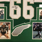 Framed Philadelphia Eagles Bill Bergey Autographed Signed Jersey Jsa Coa
