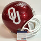 Adrian Peterson Autographed Signed Oklahoma Sooners Full Size Helmet Psa Coa