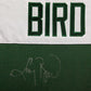 Framed Boston Celtics Larry Bird Autographed Warm Up Jacket Larry Bird Holo