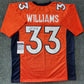 Denver Broncos Javonte Williams Autographed Signed Jersey Jsa  Coa