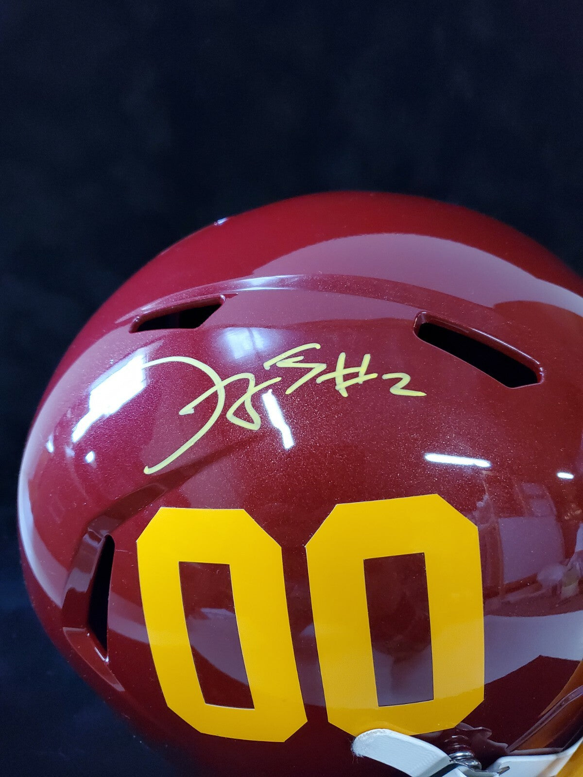 Washington Football Dyami Brown Signed Full Size Replica Helmet Beckett Holo