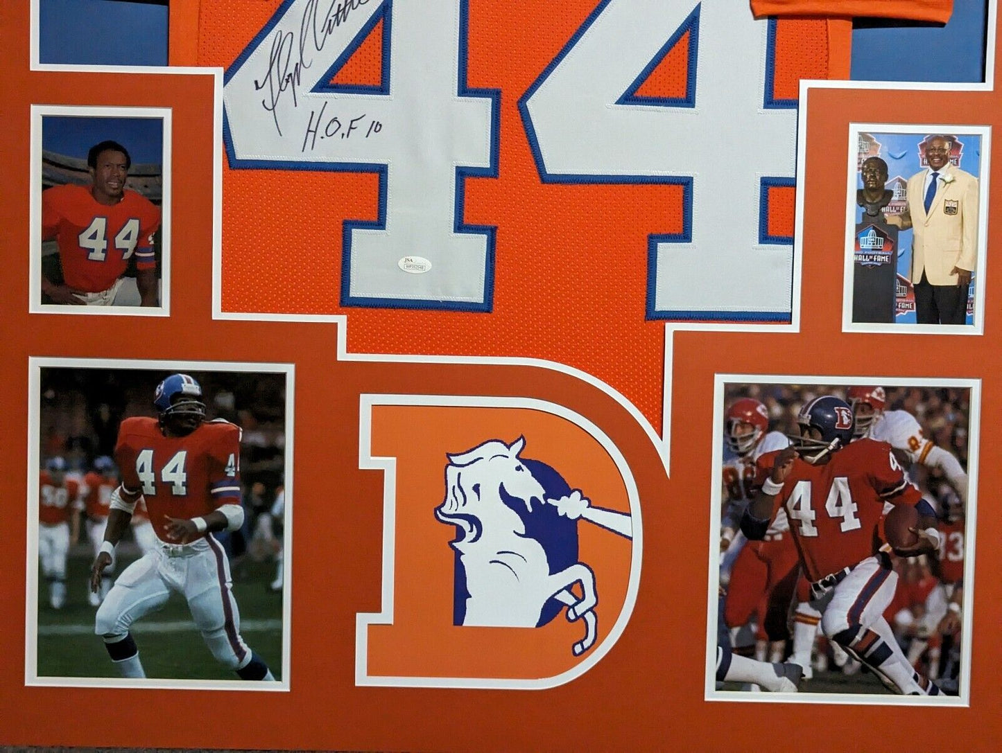 MVP Authentics Framed Denver Broncos Floyd Little Autographed Signed Inscribed Jersey Jsa Coa 540 sports jersey framing , jersey framing