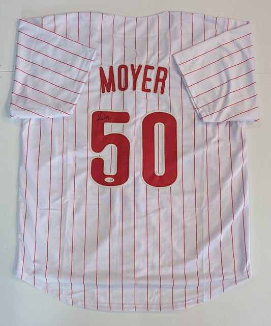 Philadelphia Phillies Jamie Moyer Autographed Signed Custom Jersey Jsa Coa