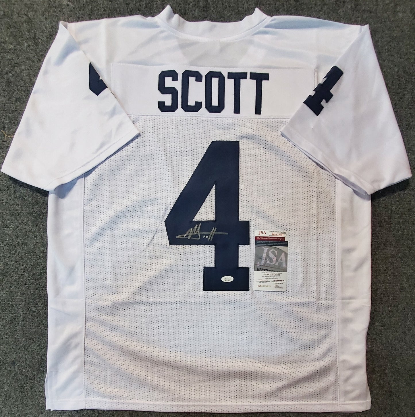 Penn State Nick Scott Autographed Signed Jersey Jsa Coa