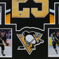 Framed Pittsburgh Penguins Kevin Stevens Autographed Signed Jersey Beckett Holo