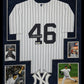 Framed Suede Andy Pettitte Autographed Signed New York Yankees Jersey Fanatics