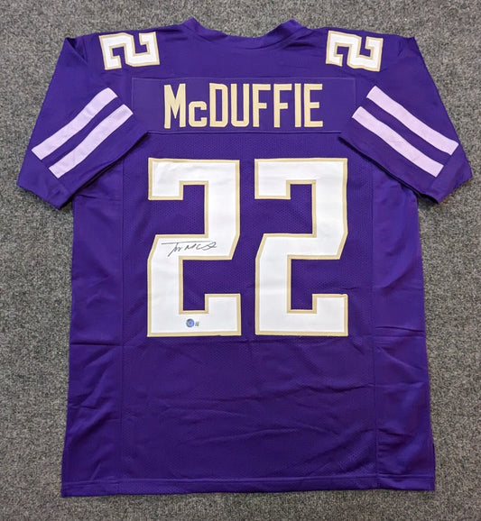 Washington Huskies Trent Mcduffie Autographed Signed Jersey Beckett Holo