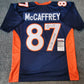 MVP Authentics Denver Broncos Ed Mccaffrey Autographed Signed Inscribed Jersey Jsa  Coa 157.50 sports jersey framing , jersey framing