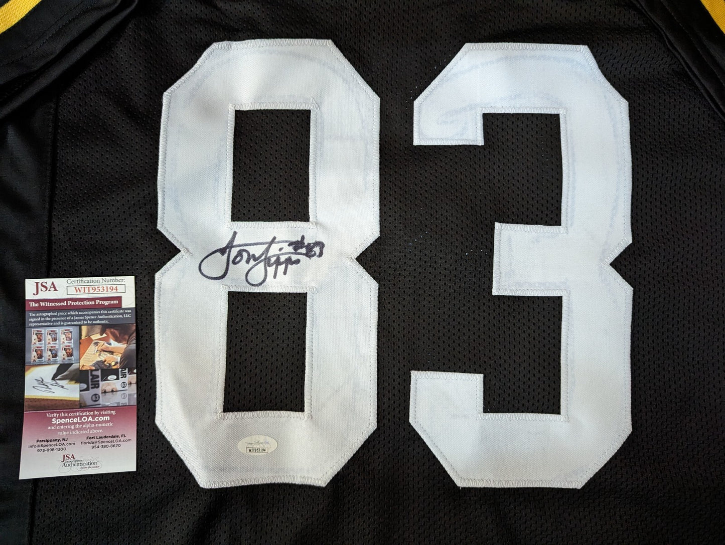 Pittsburgh Steelers Louis Lipps Autographed Signed Jersey Jsa Coa