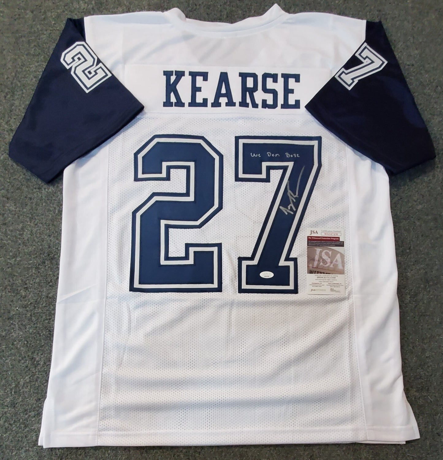 Dallas Cowboys Jayron Kearse Autographed Signed Inscribed Jersey Jsa Coa