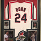 Framed Corbin Bernsen Autographed Signed Major League Indians Jersey Jsa Coa