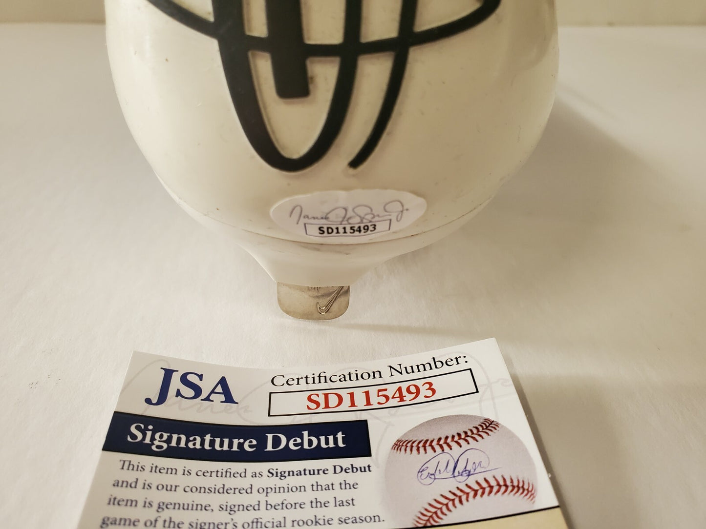 Oswald Peraza Autographed Signed Cleat Jsa Coa