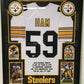 MVP Authentics Framed Jack Ham Autographed Signed Insc Pittsburgh Steelers Stat Jersey Jsa Coa 630 sports jersey framing , jersey framing