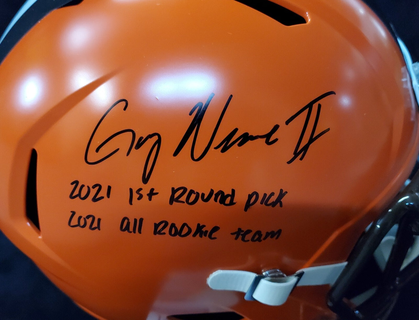 Cleveland Browns Greg Newsome Ii Signed Full Size Speed Replica Helmet Jsa Coa