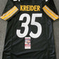 Pittsburgh Steelers Autographed Inscribed Dan Kreider Jersey Jsa  Coa