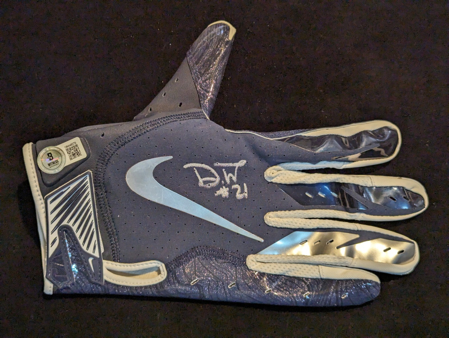 Seattle Seahawks Devon Witherspoon Signed Football Glove Beckett Hologram