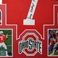 Framed Ohio State Buckeyes Dwayne Haskins Autographed Signed Jersey Jsa Sd Coa