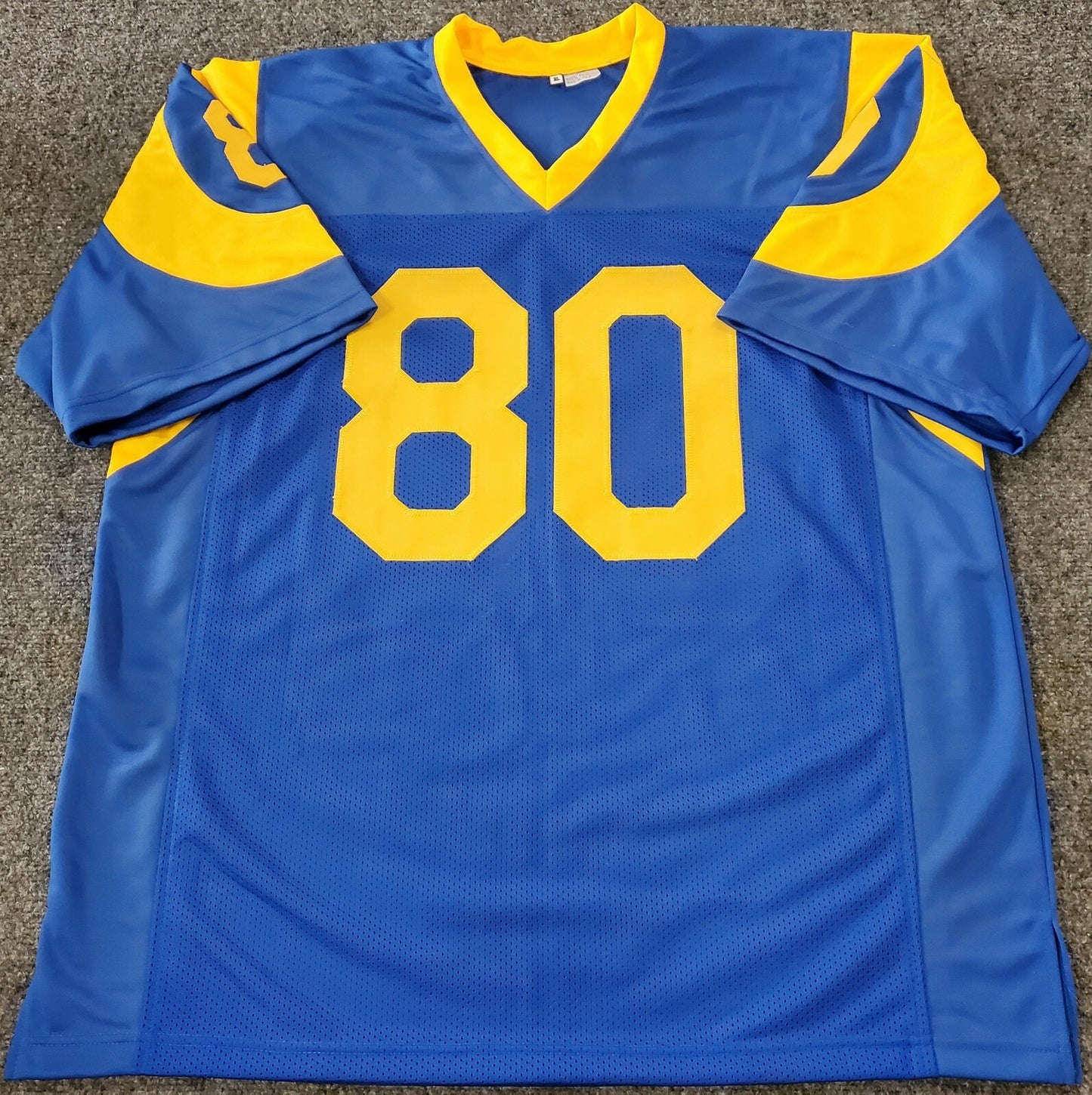 Los Angeles Rams Henry Ellard Autographed Multi-Inscribed Jersey Jsa Coa