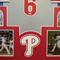 Framed Philadelphia Phillies Ryan Howard Autographed Signed Jersey Jsa Coa
