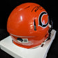 Chicago Bears Roschon Johnson Autographed Alt Orange Mini Helmet Beckett Holo