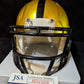Pittsburgh Steelers Keeanu Benton Autographed Flash Mini Helmet Jsa Coa