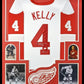 Framed Detroit Red Wings Red Kelly Autographed Signed Jersey Jsa Coa