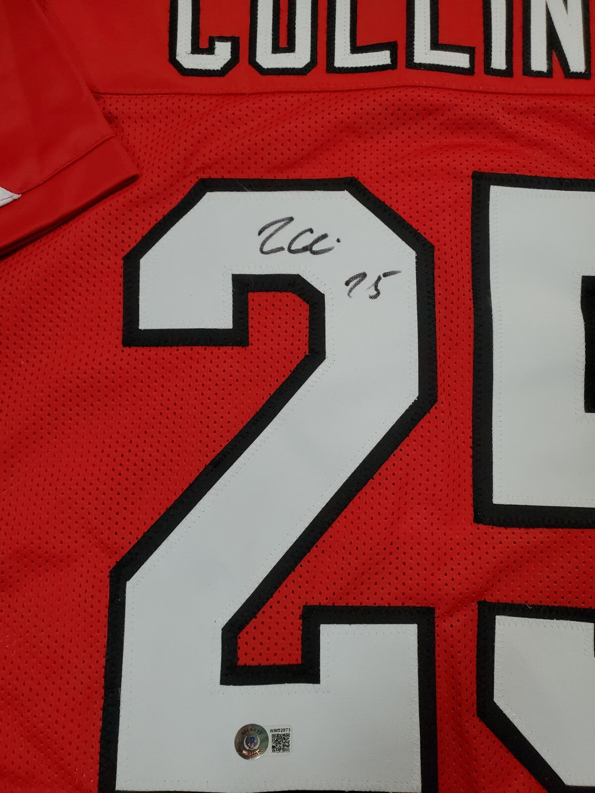 Arizona Cardinals Zaven Collins Autographed Signed Jersey Beckett Holo