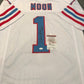 Houston Oilers Warren Moon Autographed Signed Inscribed Jersey Jsa  Coa