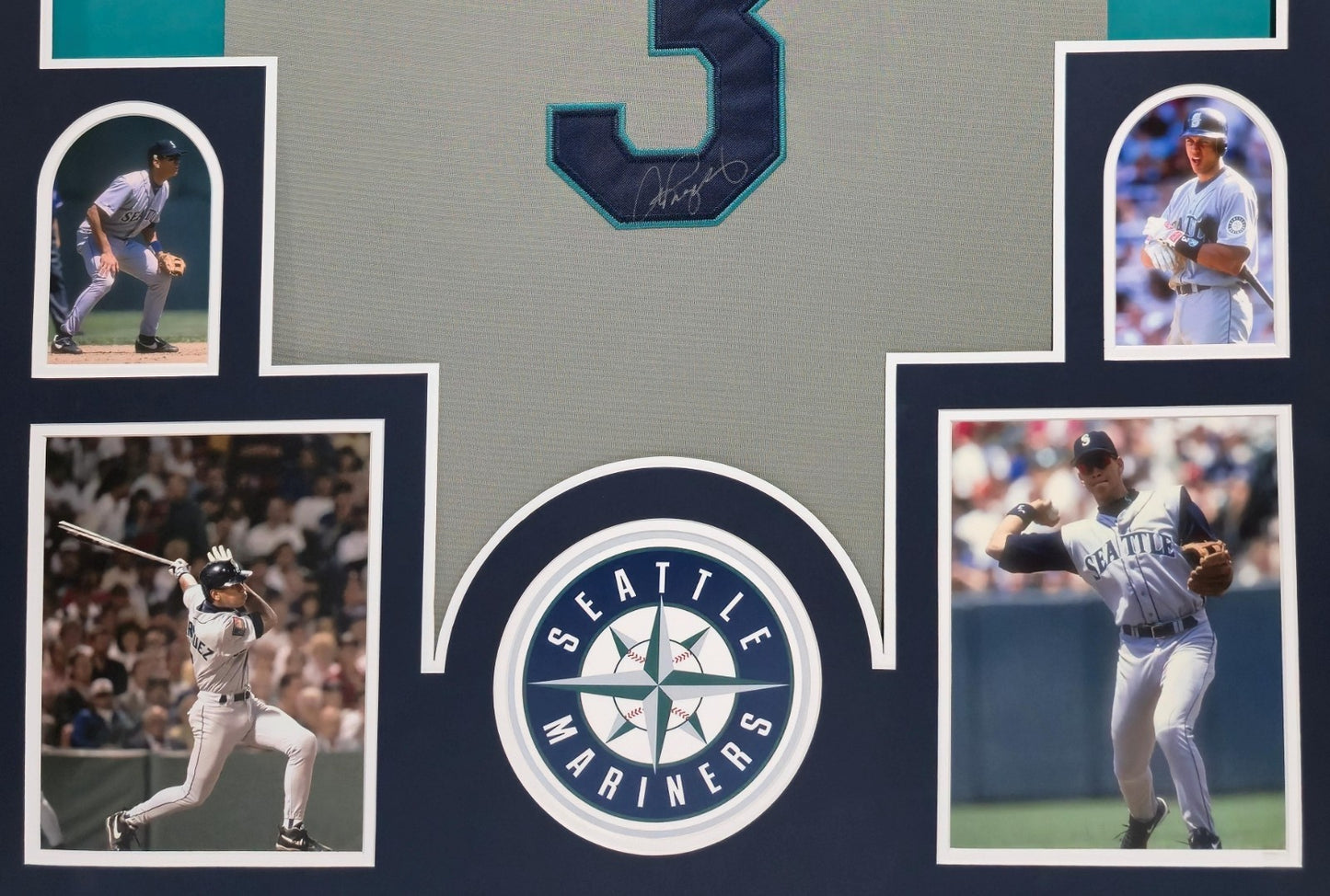 Framed Seattle Mariners Alex Rodriguez Autographed Signed Jersey Psa Coa