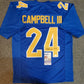 Pitt Panthers Phil Campbell Iii Signed Inscribed "H2p!" Jersey Jsa Coa