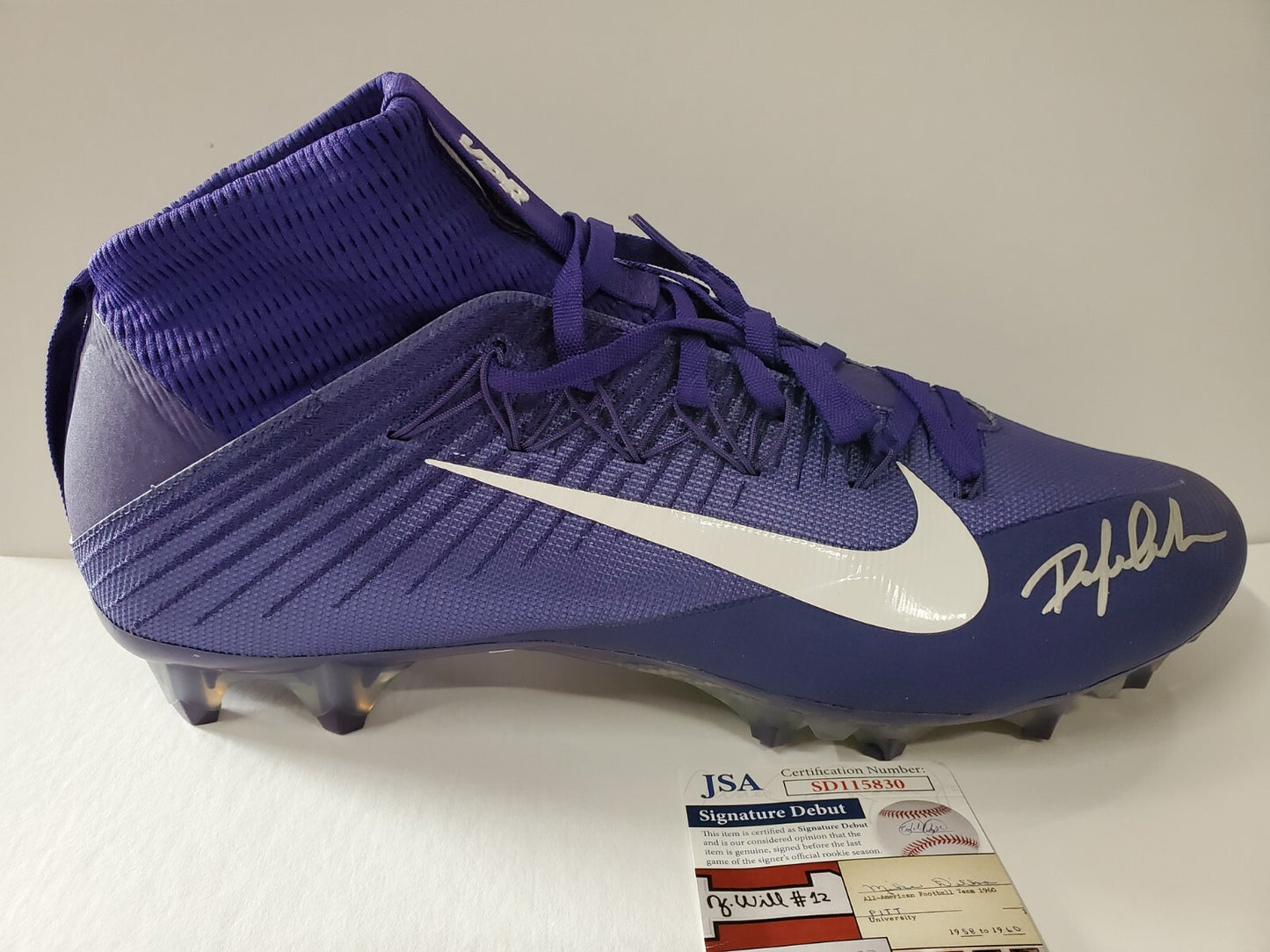 Odafe Jayson Oweh Autographed Signed Cleat Jsa Coa