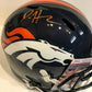 Daesean Hamilton Signed Denver Broncos Full Size Replica Speed Helmet Jsa Coa