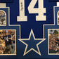 Framed Dallas Cowboys Craig Morton Autographed Signed Jersey Jsa Coa