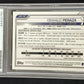 Oswald Peraza Autographed Topps Bowman Yankees Chrome Bcp-50  Psa Slabbed
