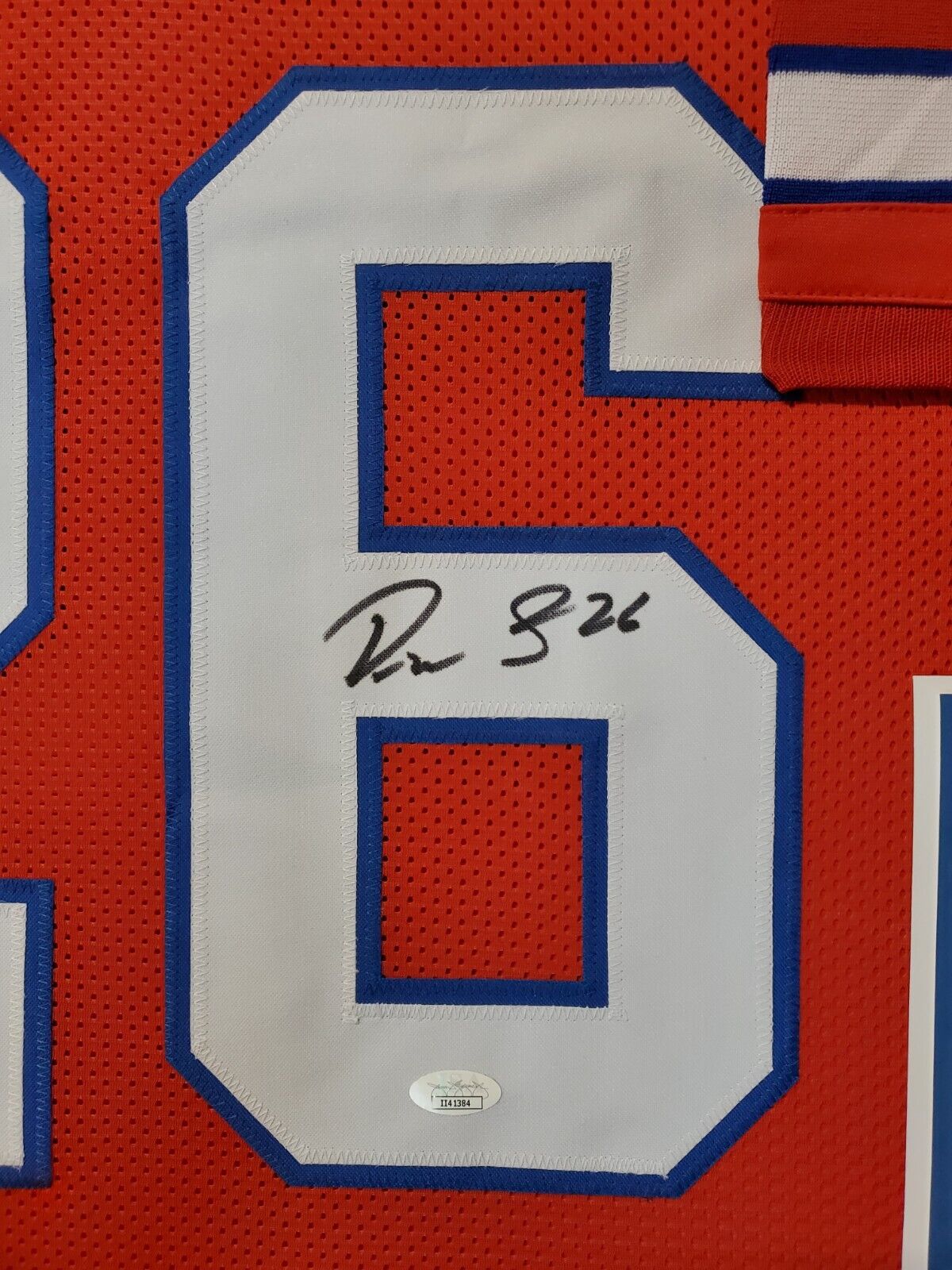 MVP Authentics Framed Buffalo Bills Devin Singletary Autographed Signed Jersey Jsa Coa 427.50 sports jersey framing , jersey framing