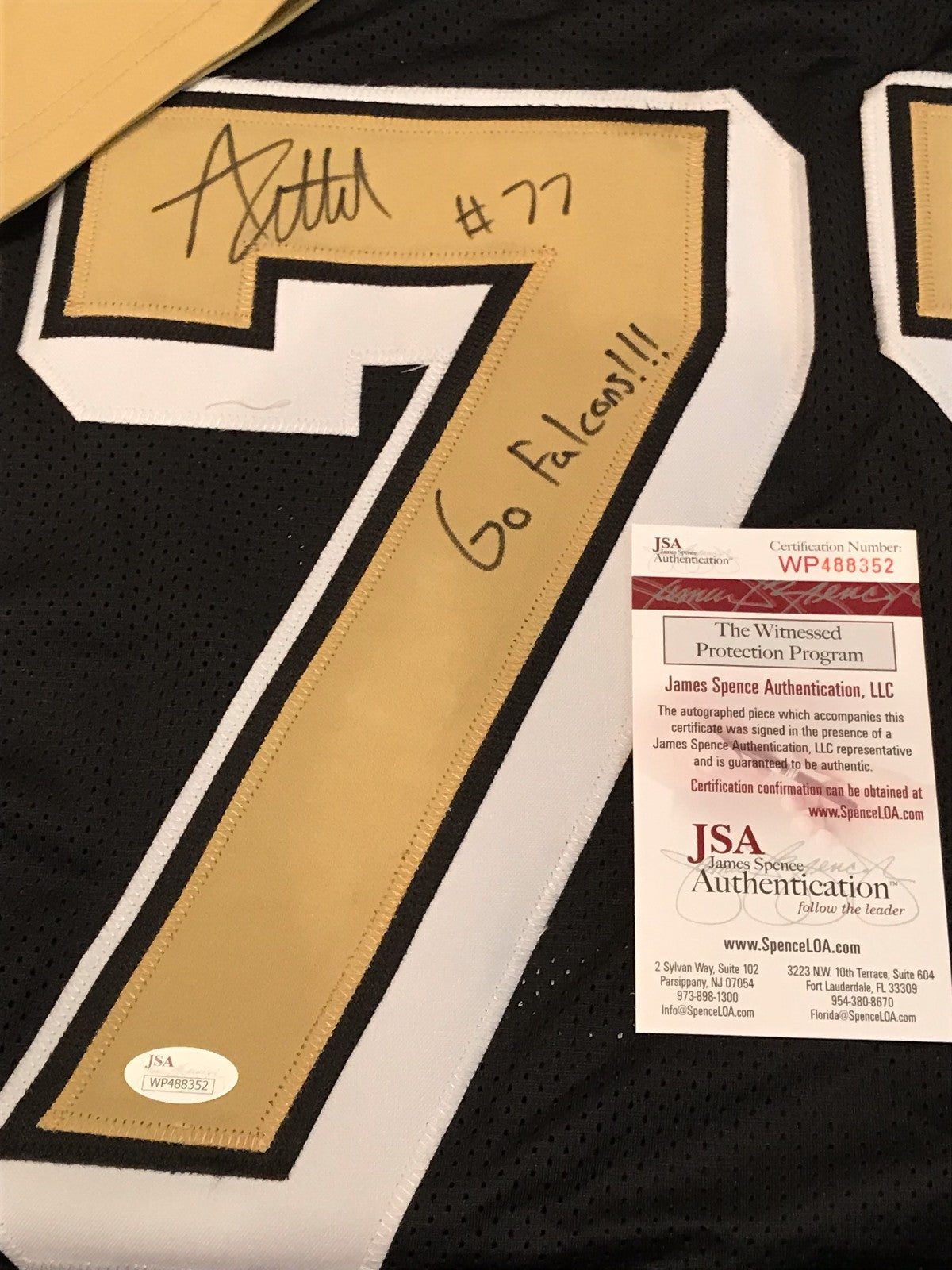 Anthony Zettel Autographed Signed Inscribed Ogemaw Heights H.S. Jersey Jsa Coa