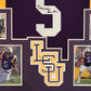 MVP Authentics Framed Derrius Guice Autographed Signed Lsu Tigers Jersey Jsa Coa 269.10 sports jersey framing , jersey framing