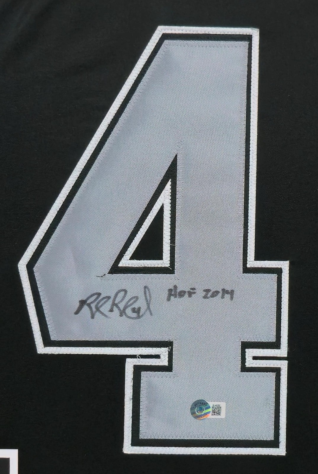 Framed L.A. Kings Rob Blake Autographed Signed Inscribed Jersey Beckett Holo