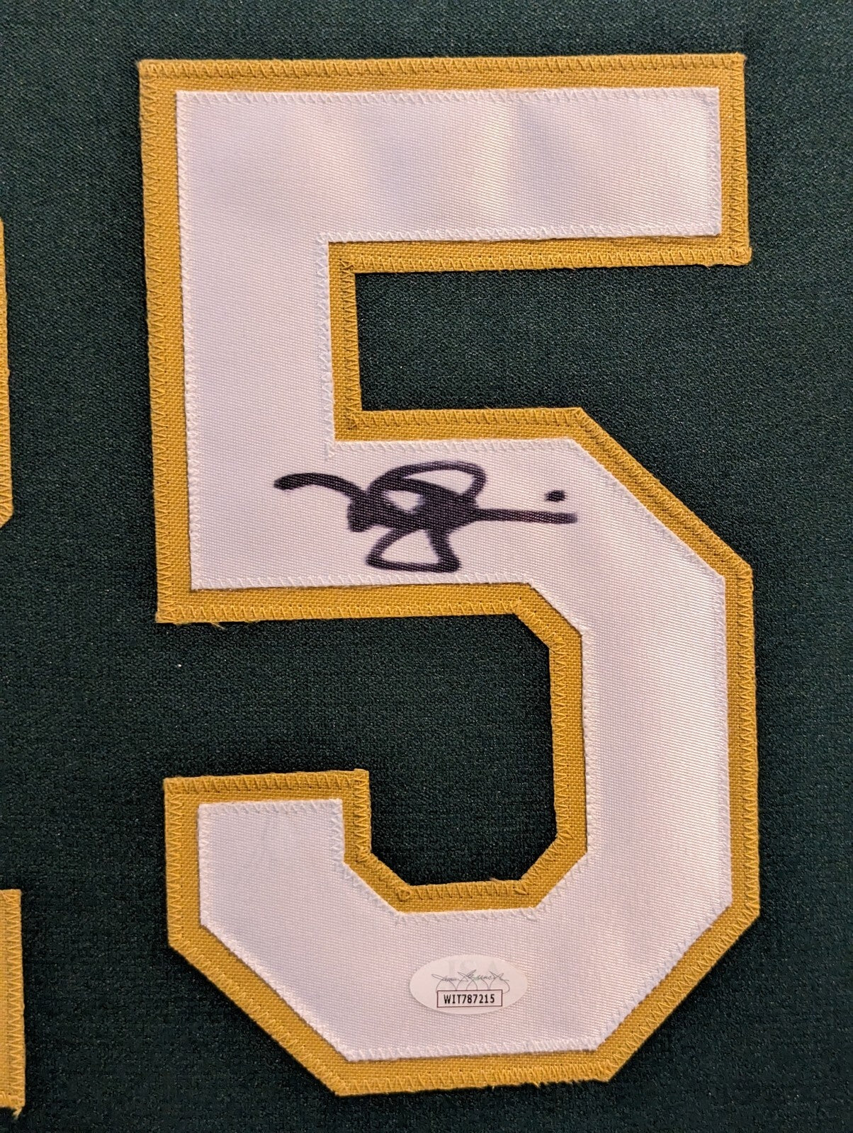 Framed In Suede Oakland A's Mark Mcgwire Autographed Signed Jersey Jsa