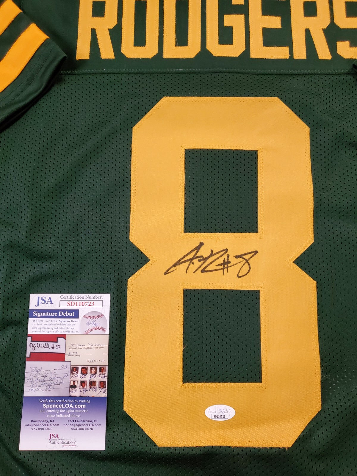 Green Bay Packers Amari Rodgers Autographed Signed Jersey Jsa Coa