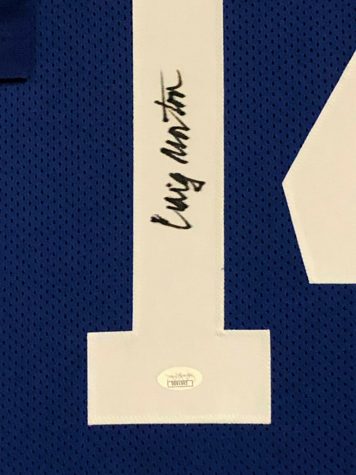Framed Dallas Cowboys Craig Morton Autographed Signed Jersey Jsa Coa