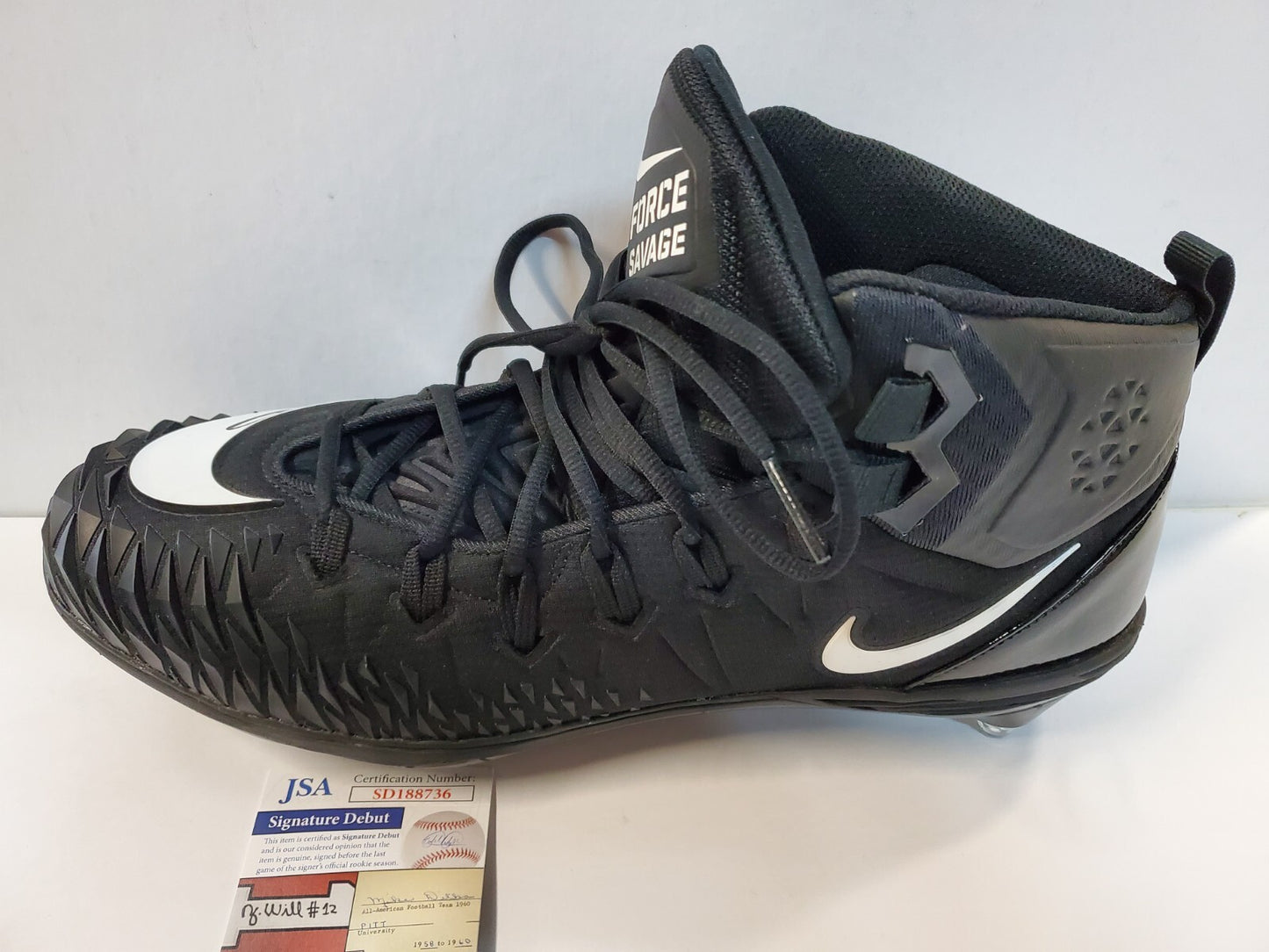 Philadelphia Eagles Jordan Davis Autographed Signed Cleat Jsa Coa