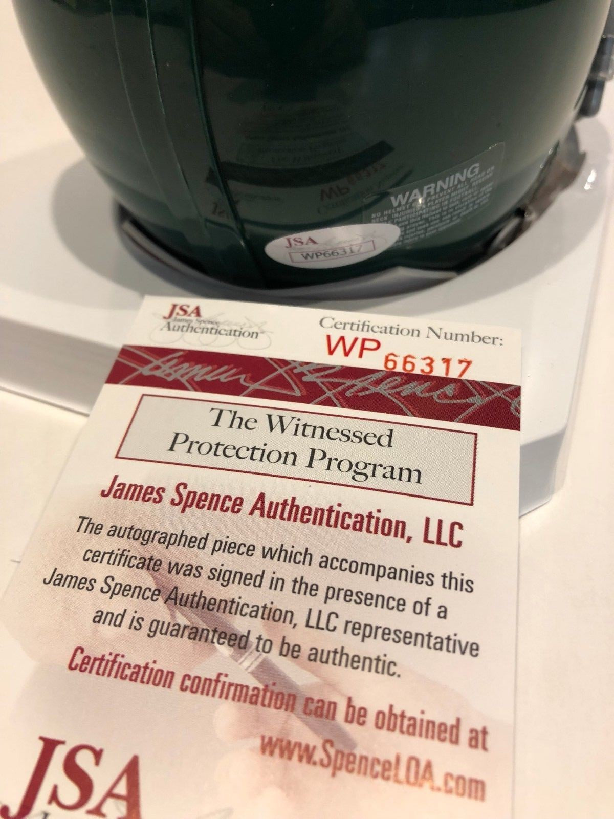 Vince Papale Autographed Signed Inscribe Philadelphia Eagles Mini Helmet Jsa Coa