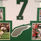 Framed Ron Jaworski Autographed Signed Philadelphia Eagles Jersey Jsa Coa