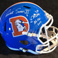 Denver Broncos Pat Surtain Ii Signed 2X Insc Replica Full Size Helmet Beckett