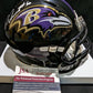 Baltimore Ravens Patrick Queen Autographed Signed Mini Helmet Jsa Coa