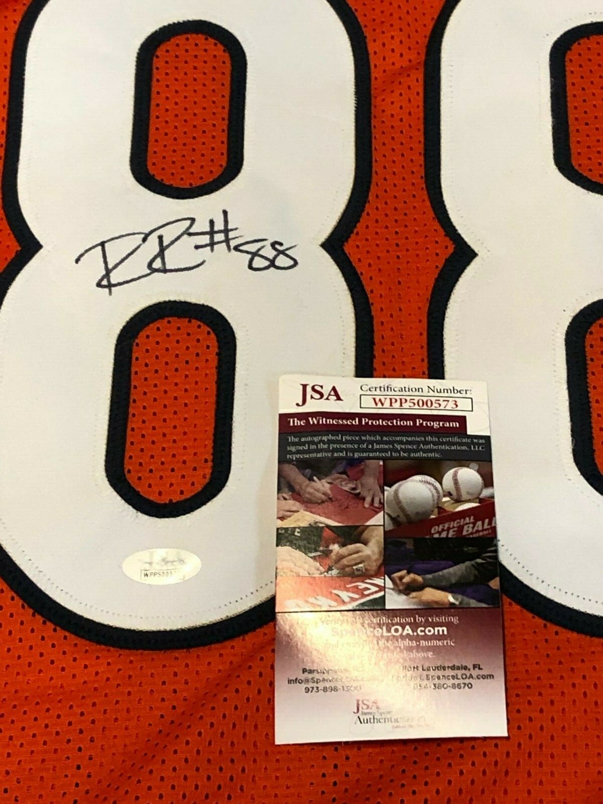 Chicago Bears Riley Ridley Autographed Signed Jersey Jsa Coa