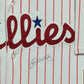 Suede Framed Philadelphia Phillies Roy Halladay Autographed Jersey Psa Coa